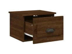vidaXL Wand-Nachttische 2 Stk Braun Eichen-Optik 41,5x36x28 cm* Schweberegale