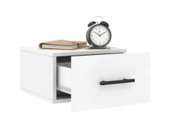vidaXL Wand-Nachttische 2 Stk Weiß 35x35x20 cm Modell 5* Schweberegale