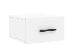vidaXL Wand-Nachttische 2 Stk Weiß 35x35x20 cm Modell 5* Schweberegale