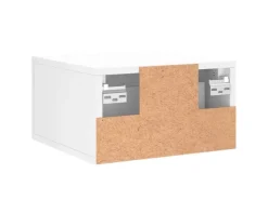 vidaXL Wand-Nachttische 2 Stk Weiß 35x35x20 cm Modell 5* Schweberegale