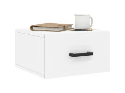 vidaXL Wand-Nachttische 2 Stk Weiß 35x35x20 cm Modell 7