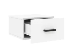 vidaXL Wand-Nachttische 2 Stk Weiß 35x35x20 cm Modell 7