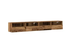 vidaXL Wand-TV-Schrank 2 Stk 100x30x30cm Holzwerkstoff 862189