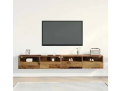 vidaXL Wand-TV-Schrank 2 Stk 100x30x30cm Holzwerkstoff 862189
