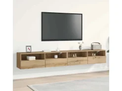 vidaXL Wand-TV-Schrank 2 Stk Artisan-Eiche 100x30x30cm Holzwerkstoff 862191* TV-Wände