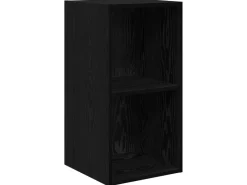 vidaXL Wand-TV-Schrank 4 Stk Schwarz Eichen-Optik 37 x 37 x 72 cm 3393532* TV-Wände