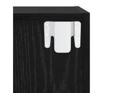 vidaXL Wand-TV-Schrank 4 Stk Schwarz Eichen-Optik 37 x 37 x 72 cm 3393532* TV-Wände