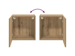 vidaXL Wand-TV-Schrank Artisan-Eiche 40,5x30x40cm Holzwerkstoff 882935* TV-Wände
