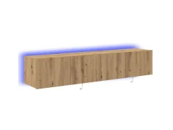 vidaXL Wand-TV-Schrank Eiche Handwerklich 80 x 35 x 31 cm Holzwerkstoff 863107* TV-Wände