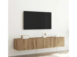 vidaXL Wand-TV-Schrank Eiche Handwerklich 80 x 35 x 31 cm Holzwerkstoff 863107* TV-Wände