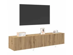 vidaXL Wand-TV-Schrank Eiche Handwerklich 80 x 35 x 31 cm Holzwerkstoff 863107* TV-Wände
