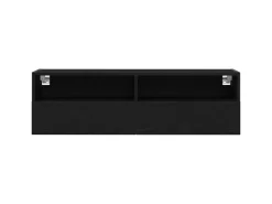 vidaXL Wand-TV-Schrank Schwarz Eichen-Optik 100x30x30cm Holzwerkstoff 862192* TV-Wände