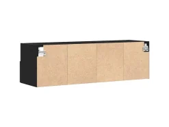 vidaXL Wand-TV-Schrank Schwarz Eichen-Optik 100x30x30cm Holzwerkstoff 862192* TV-Wände