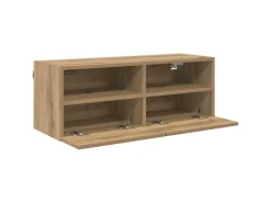 vidaXL Wand-TV-Schränke 2 Stk Artisan-Eiche 80 x 30 x 30 cm Holzwerkstoff 882931