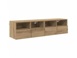 vidaXL Wand-TV-Schränke 2 Stk Artisan-Eiche 60 x 30 x 30 cm Holzwerkstoff 882925* TV-Wände