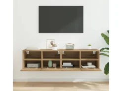 vidaXL Wand-TV-Schränke 2 Stk Artisan-Eiche 60 x 30 x 30 cm Holzwerkstoff 882925* TV-Wände