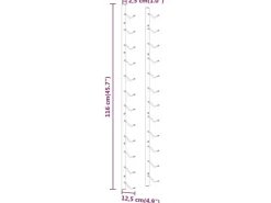 vidaXL Wand-Weinregal für 12 Flaschen 2 Stk. Weiß Eisen* Flaschenregale
