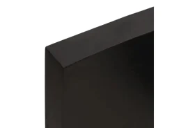 vidaXL Waschtischplatte Dunkelgrau 80x50x6 cm Massivholz Behandelt* Regale Massivholz