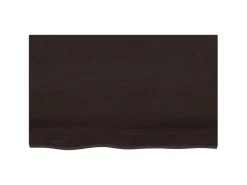 vidaXL Waschtischplatte Dunkelgrau 80x50x6 cm Massivholz Behandelt* Regale Massivholz