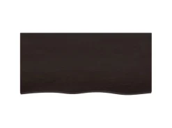 vidaXL Waschtischplatte Dunkelgrau 100x50x4 cm Massivholz Behandelt* Regale Massivholz