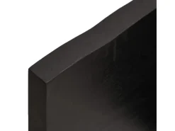 vidaXL Waschtischplatte Dunkelgrau 100x50x4 cm Massivholz Behandelt* Regale Massivholz
