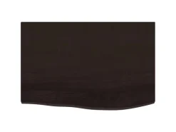 vidaXL Waschtischplatte Dunkelgrau 60x40x4 cm Massivholz Behandelt