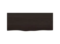 vidaXL Waschtischplatte Dunkelgrau 100x40x4 cm Massivholz Behandelt