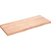 vidaXL Waschtischplatte Hellbraun 120x50x4 cm Massivholz Behandelt* Regale Massivholz