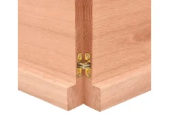 vidaXL Waschtischplatte Hellbraun 120x50x4 cm Massivholz Behandelt* Regale Massivholz