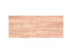 vidaXL Waschtischplatte Hellbraun 120x50x4 cm Massivholz Behandelt* Regale Massivholz