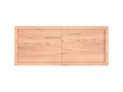 vidaXL Waschtischplatte Hellbraun 120x50x4 cm Massivholz Behandelt* Regale Massivholz