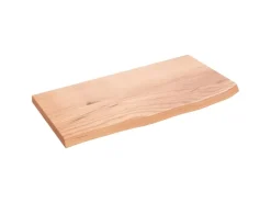 vidaXL Waschtischplatte Hellbraun 60x30x2 cm Massivholz Behandelt* Regale Massivholz