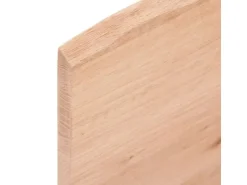 vidaXL Waschtischplatte Hellbraun 40x30x2 cm Massivholz Behandelt