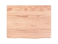 vidaXL Waschtischplatte Hellbraun 40x30x2 cm Massivholz Behandelt