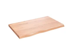 vidaXL Waschtischplatte Hellbraun 80x50x4 cm Massivholz Behandelt* Regale Massivholz