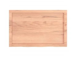 vidaXL Waschtischplatte Hellbraun 80x50x4 cm Massivholz Behandelt* Regale Massivholz