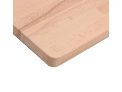 vidaXL Waschtischplatte 100x50x2,5 cm Massivholz Buche Modelll 1