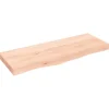 vidaXL Waschtischplatte 100x40x6 cm Massivholz Unbehandelt* Regale Massivholz