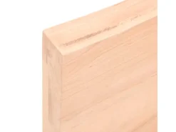 vidaXL Waschtischplatte 100x40x6 cm Massivholz Unbehandelt* Regale Massivholz