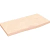 vidaXL Waschtischplatte 60x30x2 cm Massivholz Unbehandelt
