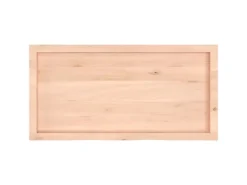 vidaXL Waschtischplatte 100x50x6 cm Massivholz Unbehandelt* Regale Massivholz