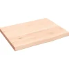 vidaXL Waschtischplatte 40x30x2 cm Massivholz Unbehandelt