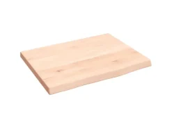 vidaXL Waschtischplatte 40x30x2 cm Massivholz Unbehandelt