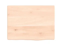vidaXL Waschtischplatte 40x30x2 cm Massivholz Unbehandelt