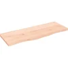 vidaXL Waschtischplatte 100x40x2 cm Massivholz Unbehandelt* Regale Massivholz