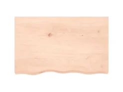 vidaXL Waschtischplatte 80x50x4 cm Massivholz Unbehandelt