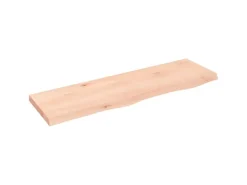 vidaXL Waschtischplatte 100x30x4 cm Massivholz Unbehandelt* Regale Massivholz
