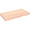 vidaXL Waschtischplatte 100x60x6 cm Massivholz Unbehandelt* Regale Massivholz