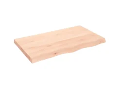vidaXL Waschtischplatte 100x60x6 cm Massivholz Unbehandelt* Regale Massivholz