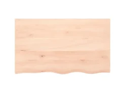 vidaXL Waschtischplatte 100x60x6 cm Massivholz Unbehandelt* Regale Massivholz